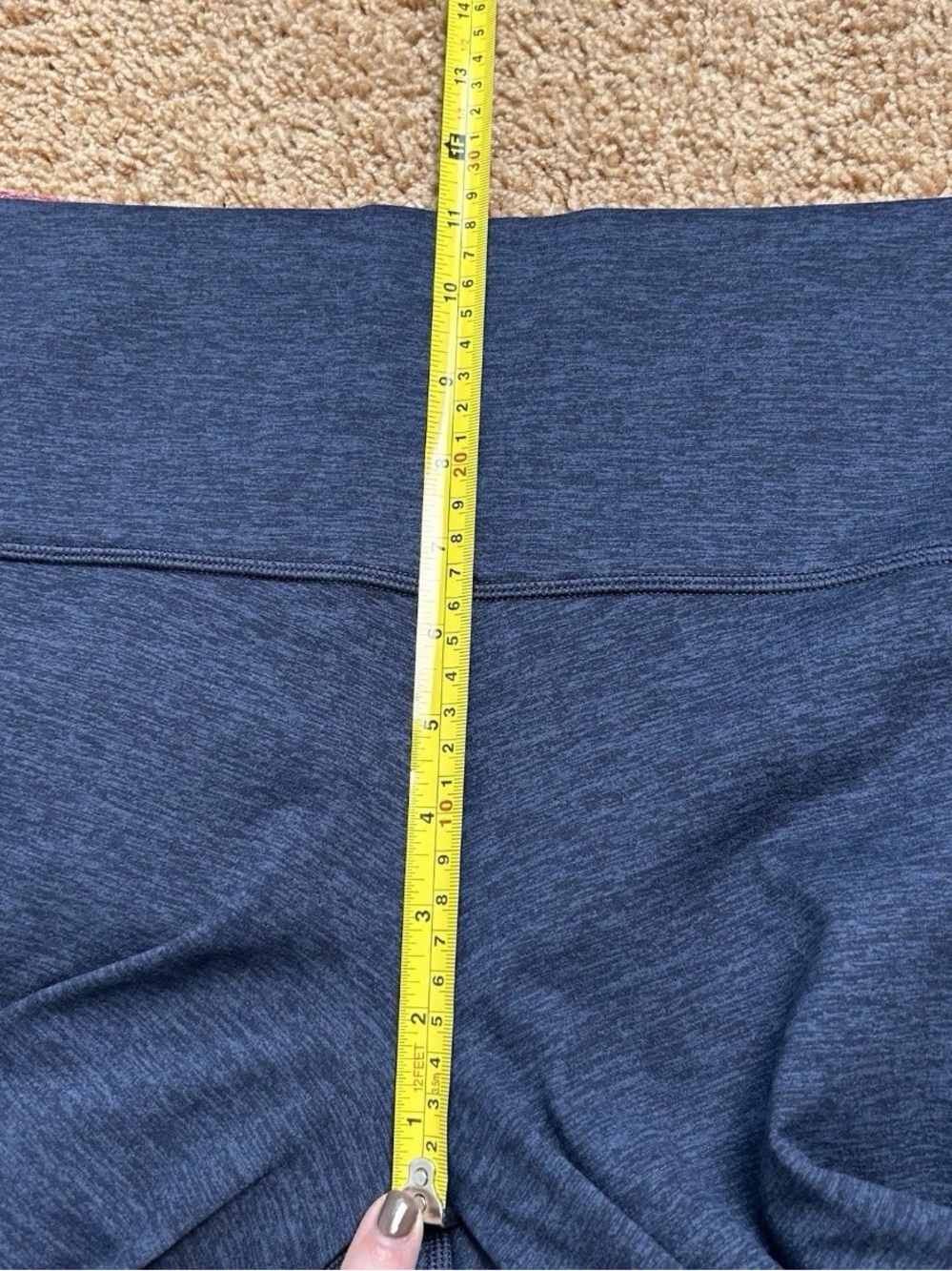 Athleta Salutation Stash II Textured Tights Large Thick Yoga Pilates lot of 2 - Picture 9 of 10
